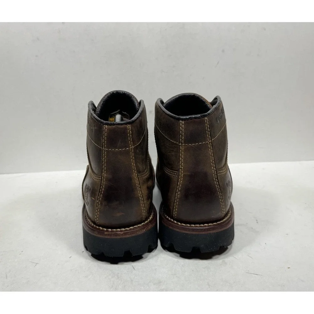 CAT Caterpillar Heritage Style Boots Men's Size 11 Brown Leather 70675
